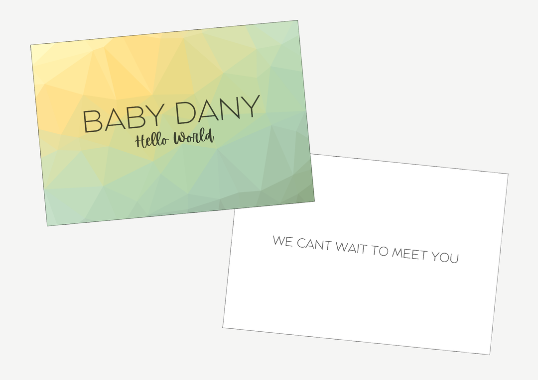 Mustard & Mint A6 Gift Note