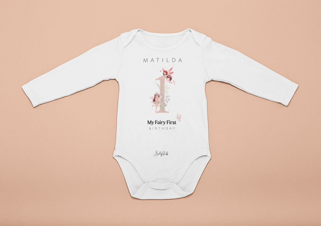 My Fairy First Birthday – Personalised Baby Grow