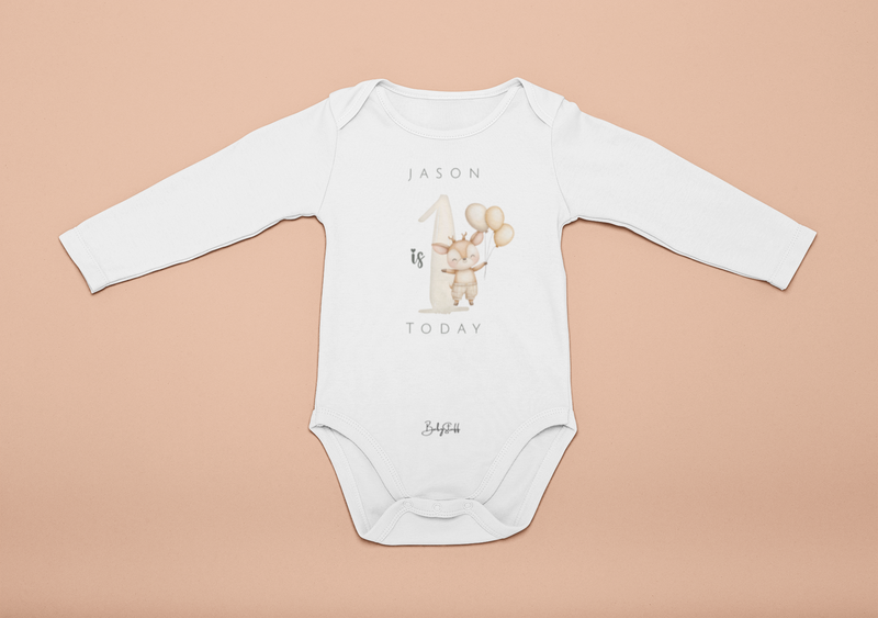 full sleeves baby outfit white