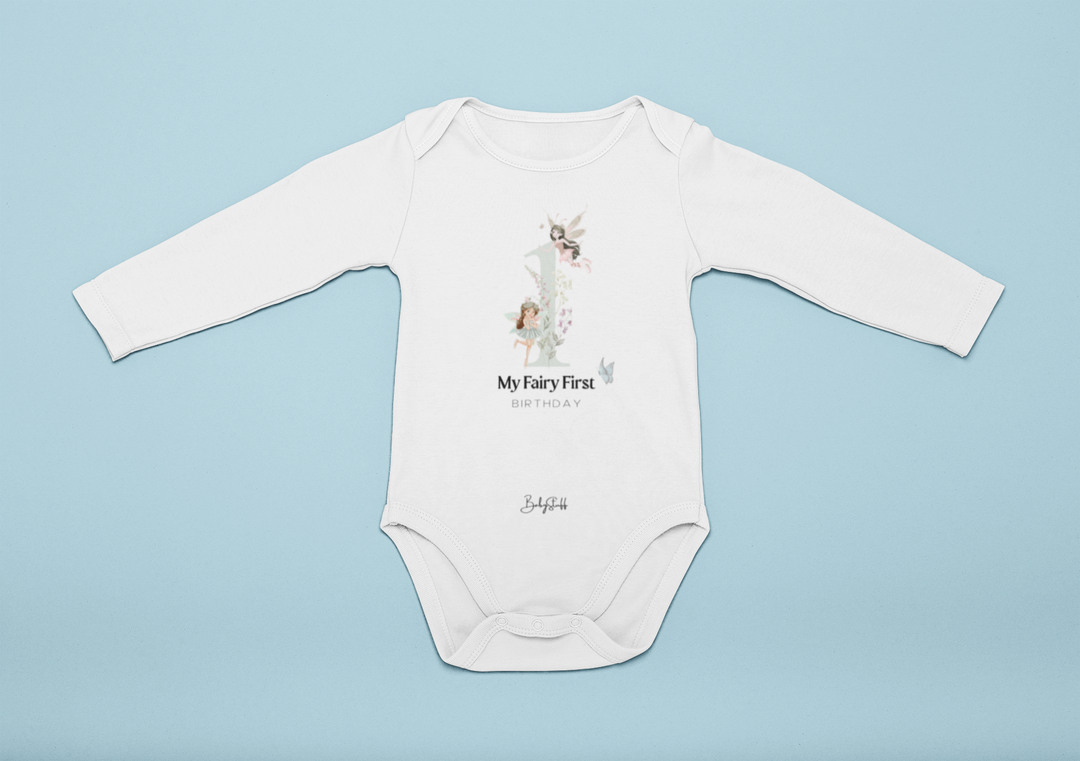 My Fairy First Birthday – Personalised Baby Grow