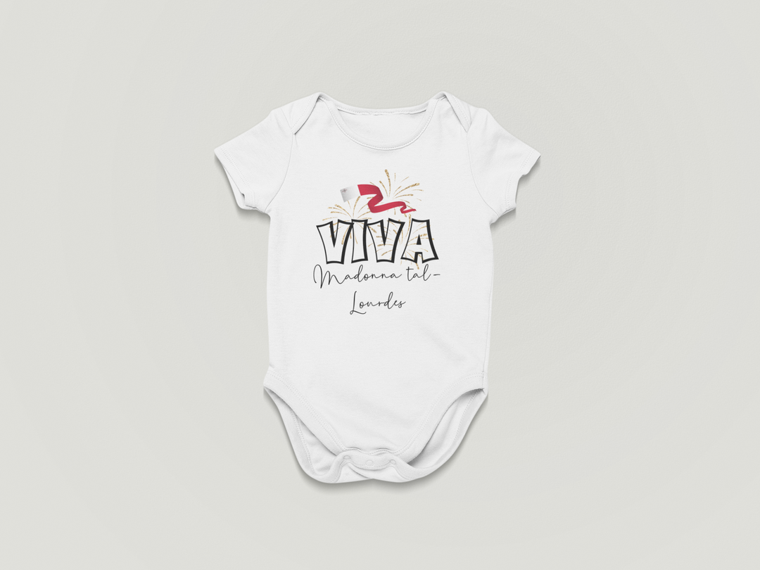Viva Madonna tal-Lourdes Baby Grow