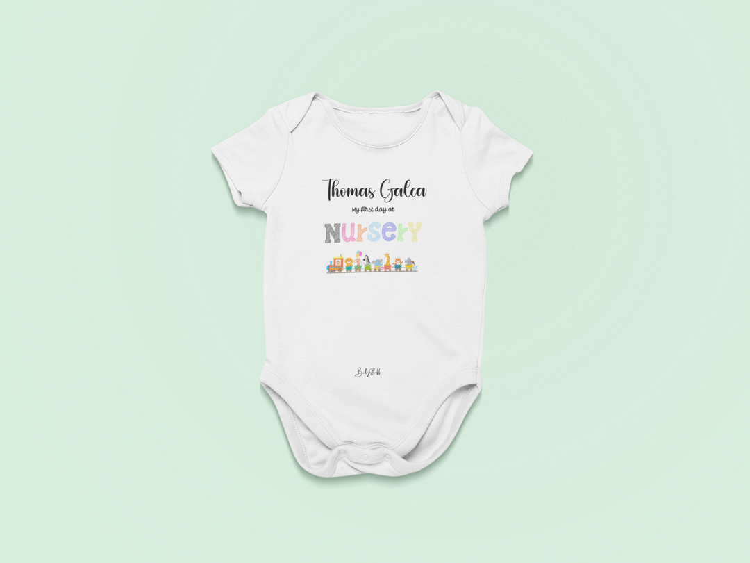 All Aboard to Nursery Baby Grow
