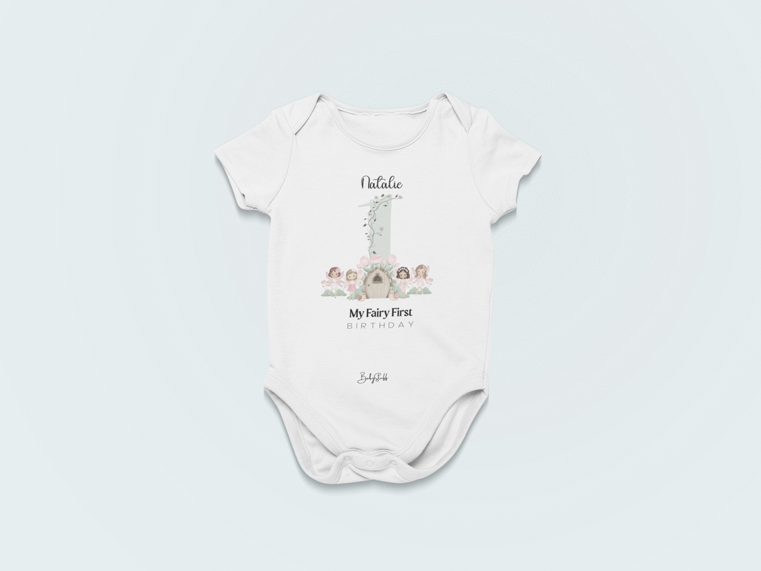 white cute baby outfit