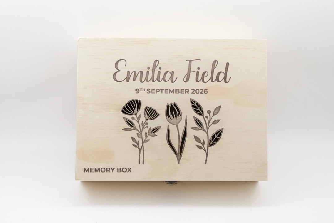 Botanical Whispers Memory Box