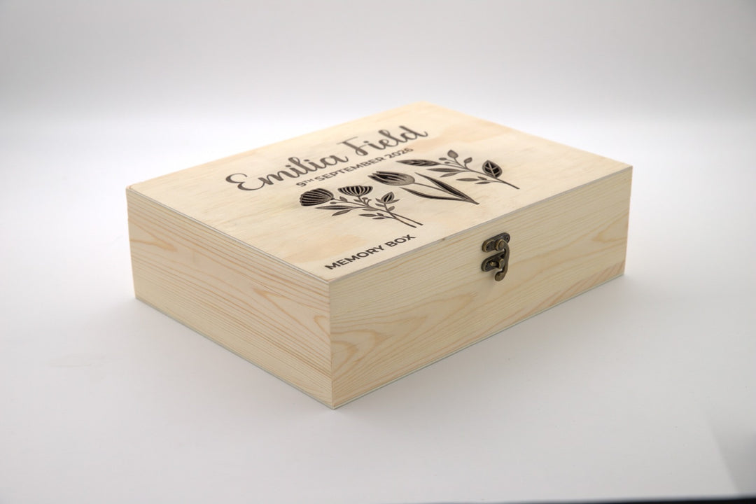 Botanical Whispers Memory Box
