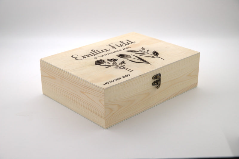 Botanical Whispers Memory Box