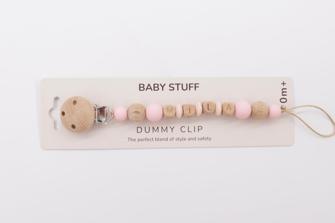 Beach Pebble Pacifier Clip