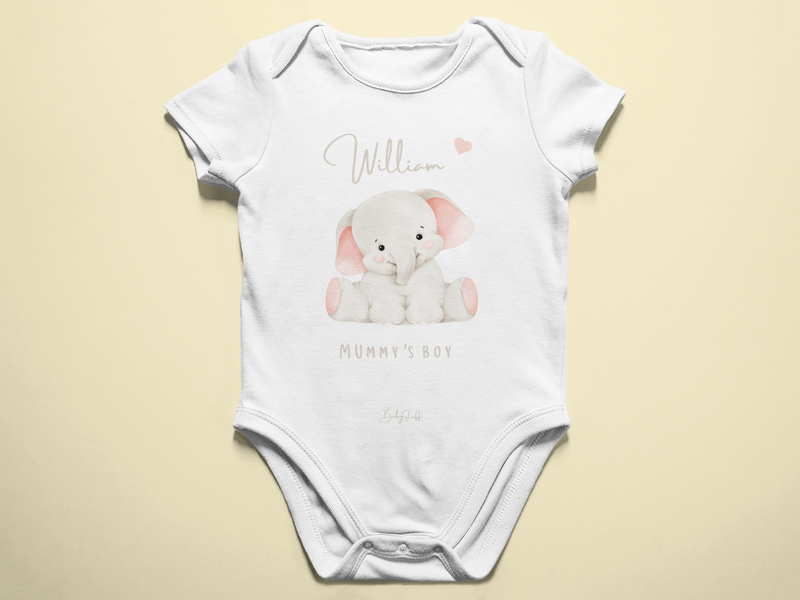 "Mummy's Boy" Nelly Edition | Short Sleeve Baby Grows by  – ["Baby Grow","Personalised"] from BabyStuff.com.mt