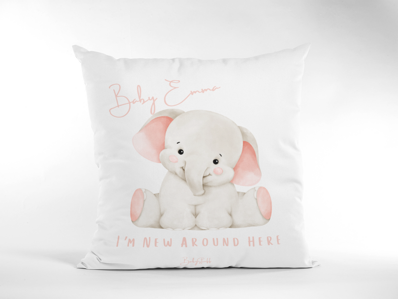 "I'm New Around Here" Nelly Edition Cushion | Gifting & Nursery Cushions by  – ["Cushion","Personalised"] from BabyStuff.com.mt