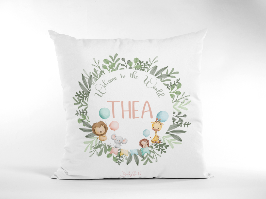 Welcome to the World Cushion