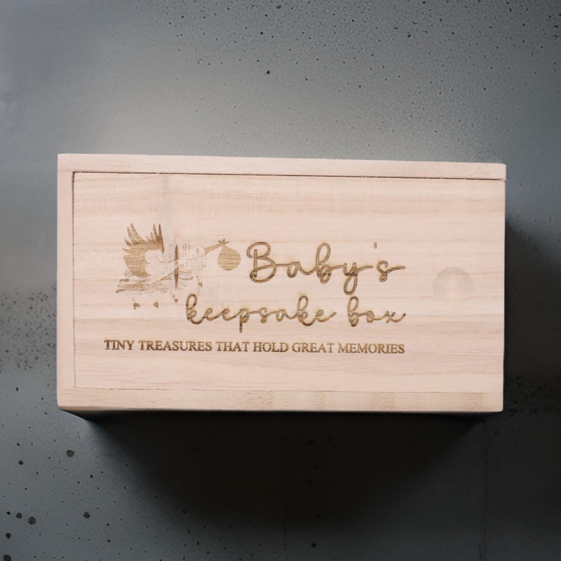 baby keepsake box memories