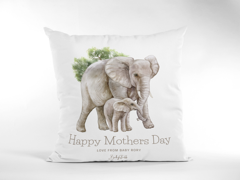 Trunkful of Love - Mother's Day Cushion |  by  – ["Cushion","Mothers Day","Personalised"] from BabyStuff.com.mt