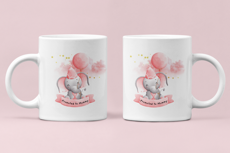 cute cup with baby elephant pic