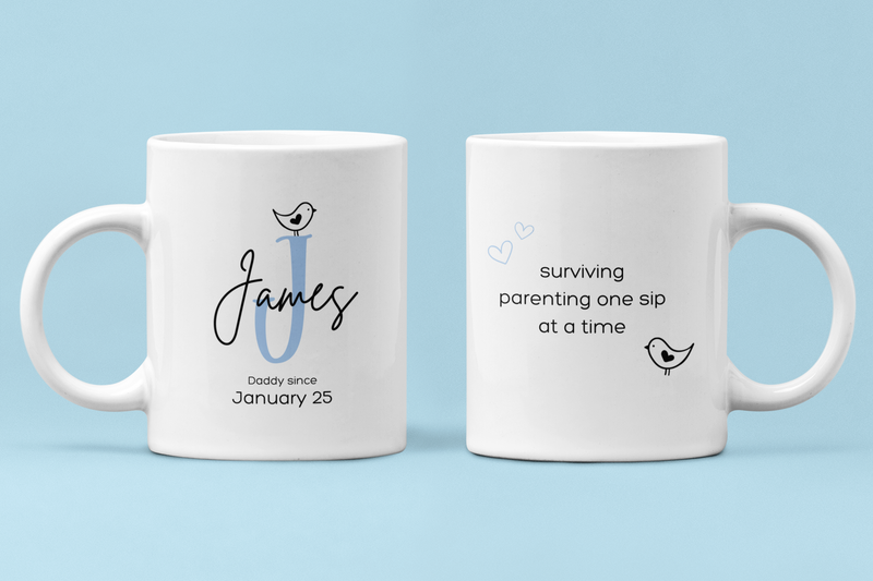 baby name in mug