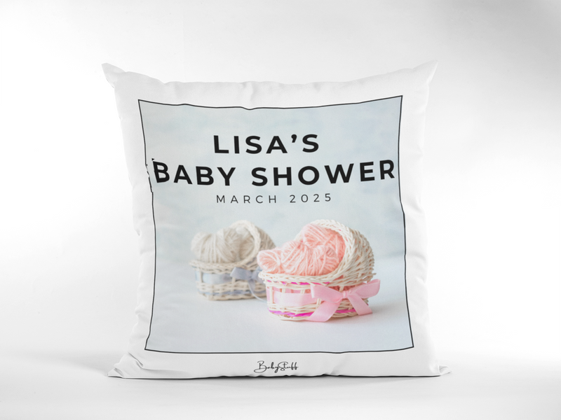 Baby Bliss Personalised Baby Shower Cushion | Gifting & Nursery Cushions by  – ["Baby Shower","Cushion","Personalised"] from BabyStuff.com.mt