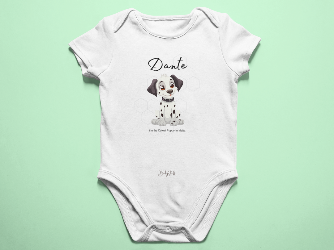 Cutest Puppy in Malta - Spotty Charmer Baby Grow