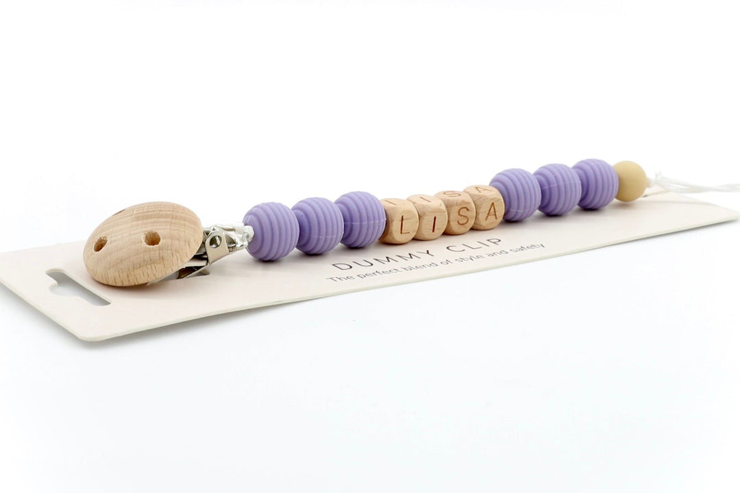 Woodland Nibbles Personalised Pacifier Clip