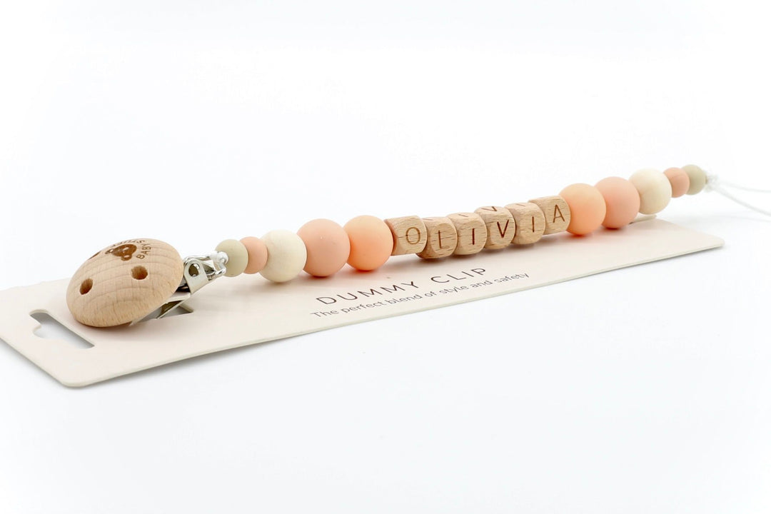 Pastel Glow Pacifier Clip
