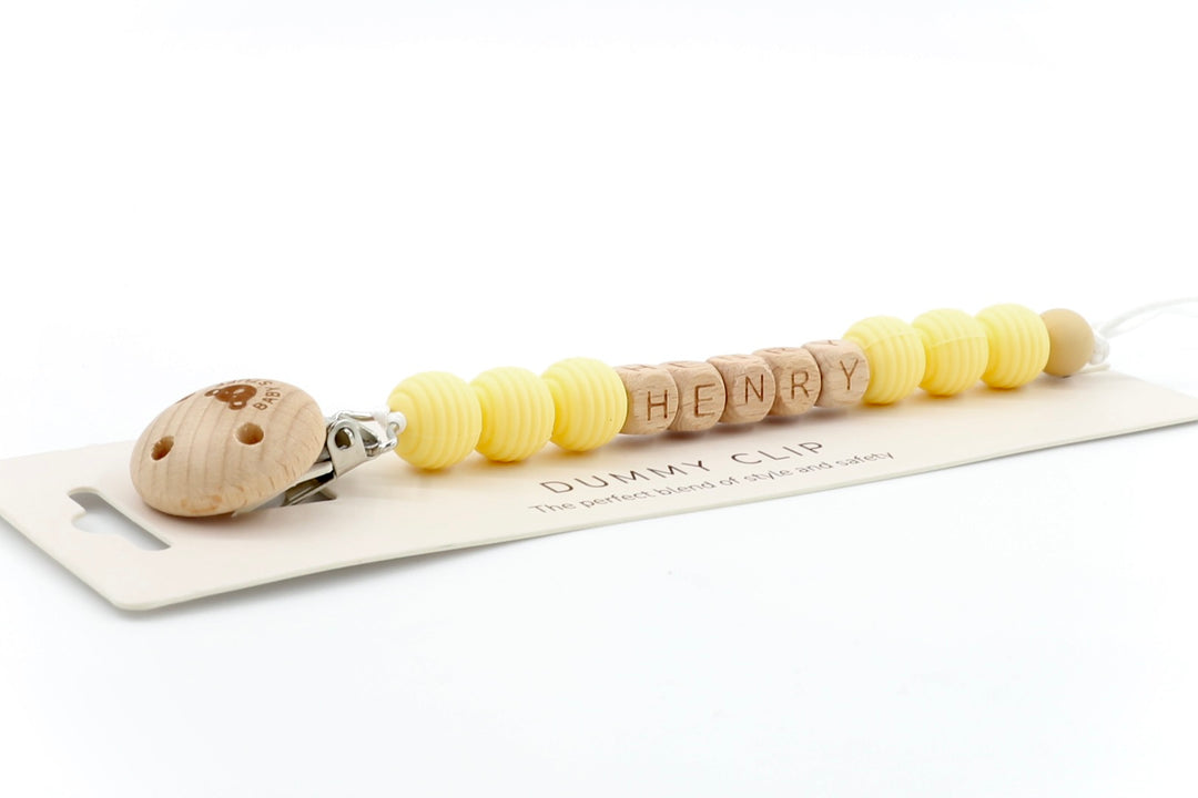 Woodland Nibbles Personalised Pacifier Clip