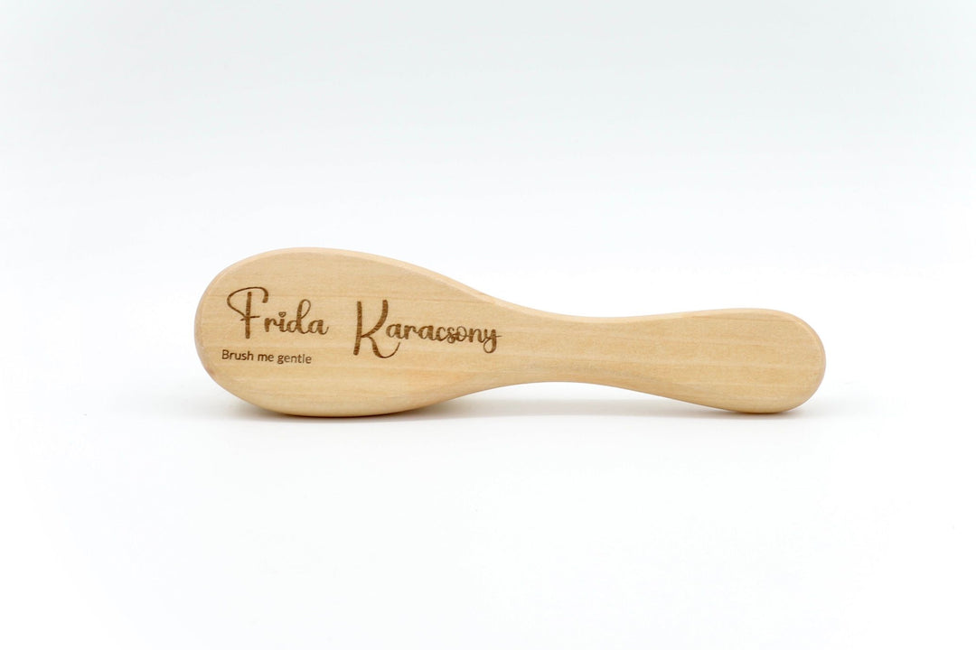 Naturally Yours Personalised Wooden Baby Brush