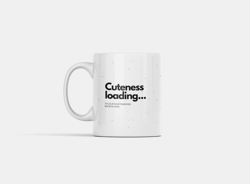 cuteness loading text cup