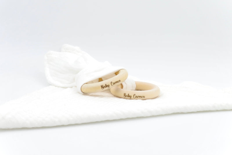 Personalised Muslin Cloth & Bunny Ear Teether | Comfort Blankets & Soft Items by  – ["Personalised"] from BabyStuff.com.mt