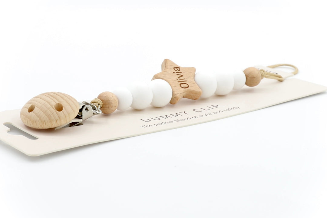 Little Star Pacifier Clip