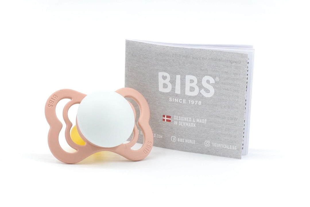 BIBS Pacifier Supreme Single Latex - Blush Glow | Pacifiers by  – ["BIBS","Not Personalised","Pacifier"] from BabyStuff.com.mt