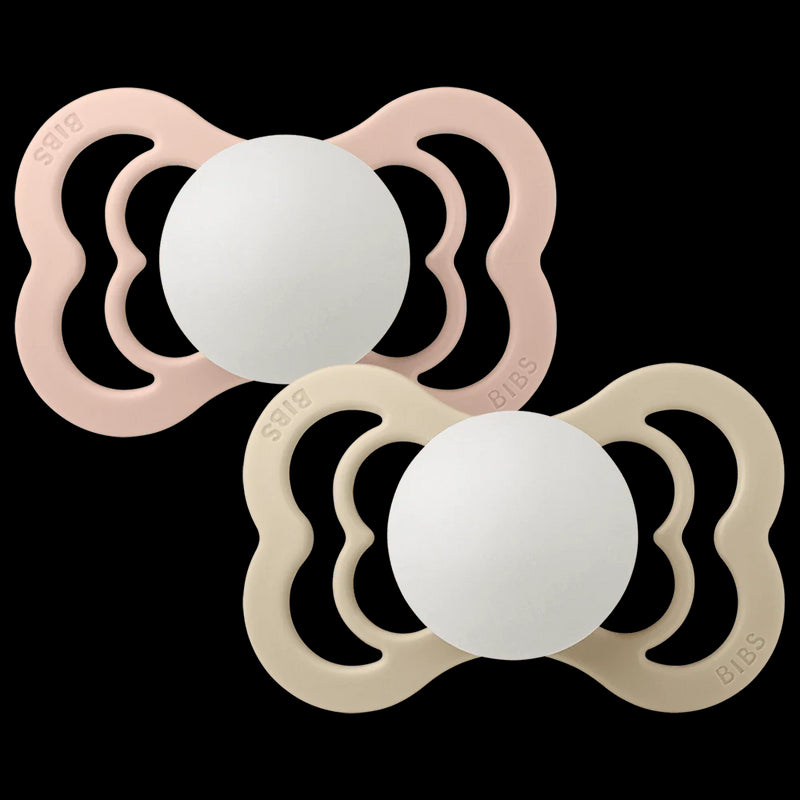 BIBS Pacifier Supreme Single Latex - Vanilla Glow | Pacifiers by  – ["BIBS","Not Personalised","Pacifier"] from BabyStuff.com.mt
