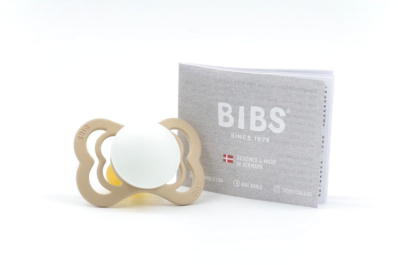BIBS Pacifier Supreme Single Latex - Vanilla Glow | Pacifiers by  – ["BIBS","Not Personalised","Pacifier"] from BabyStuff.com.mt
