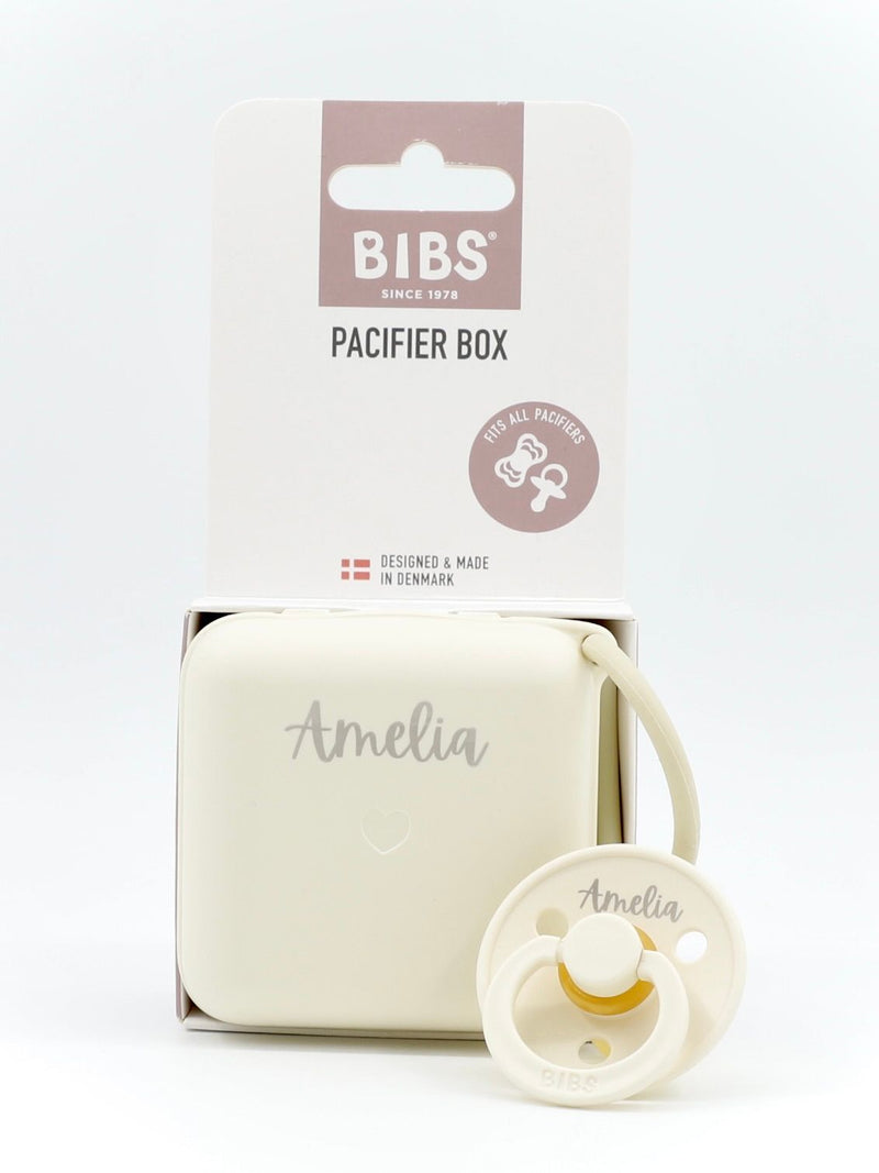 BIBS "Personalised" Pacifier Box | Pacifier Cases by  – ["BIBS","Pacifier Case","Personalised"] from BabyStuff.com.mt