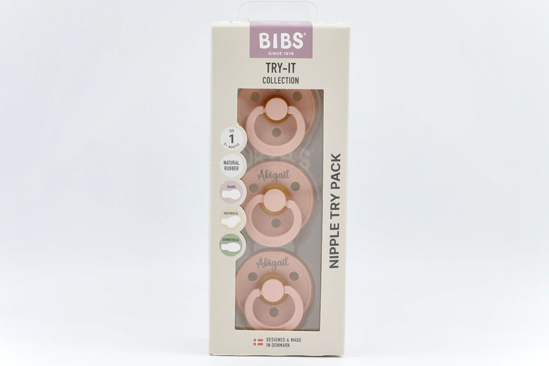 Bibs Personalised Try Pack Pacifiers | Pacifiers by  – ["BIBS","Pacifier","Personalised"] from BabyStuff.com.mt