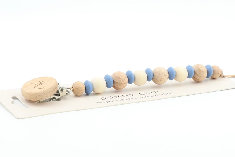 Blue Harbor Lights Dummy Clip | Pacifier Clips by  – ["Pacifier Clip","Personalised"] from BabyStuff.com.mt