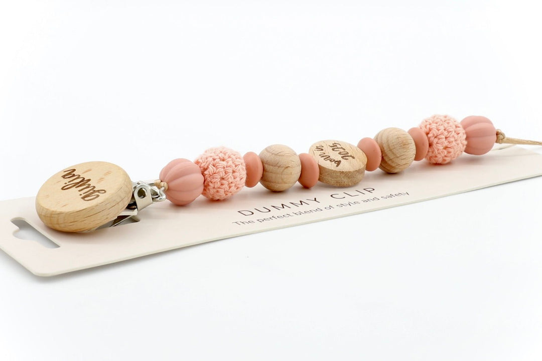 Cozy Knot Pacifier Clip | Pacifier Clips by  – ["Pacifier Clip","Personalised"] from BabyStuff.com.mt