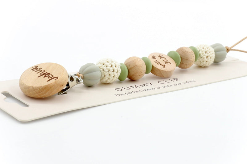 Cozy Knot Pacifier Clip | Pacifier Clips by  – ["Pacifier Clip","Personalised"] from BabyStuff.com.mt
