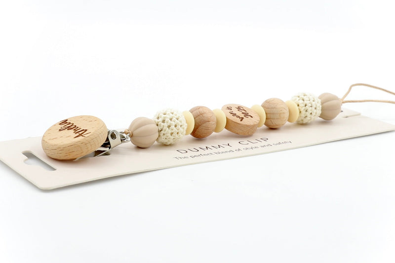 Cozy Knot Pacifier Clip | Pacifier Clips by  – ["Pacifier Clip","Personalised"] from BabyStuff.com.mt
