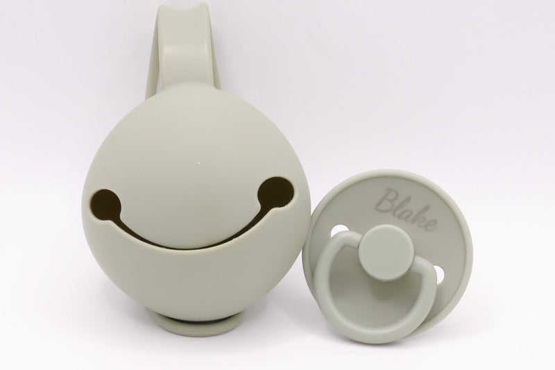 Dummy & Happy Mouth Case Set |  by  – ["Not Personalised","Pacifier Set"] from BabyStuff.com.mt