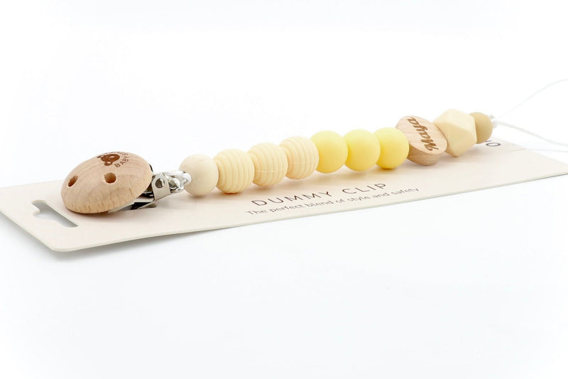 Gleam & Grain Pacifier Clip | Pacifier Clips by  – ["Pacifier Clip","Personalised"] from BabyStuff.com.mt