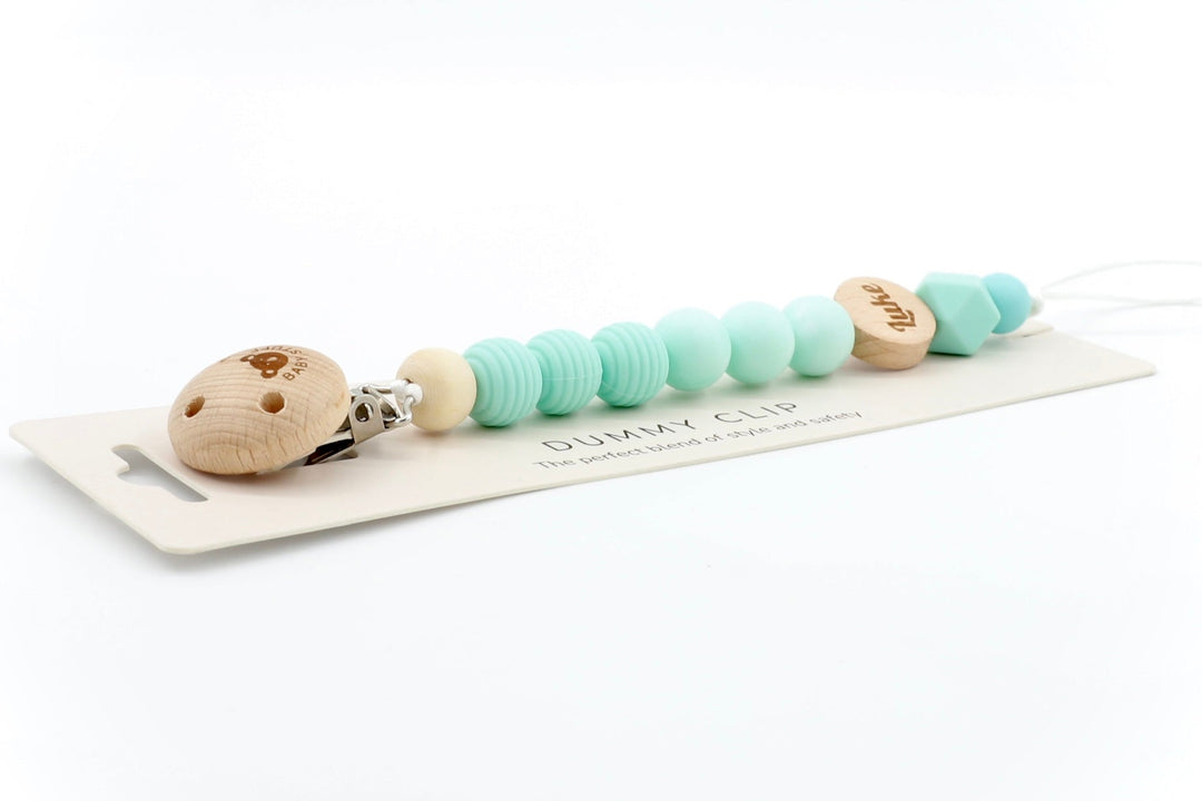 Gleam & Grain Pacifier Clip | Pacifier Clips by  – ["Pacifier Clip","Personalised"] from BabyStuff.com.mt