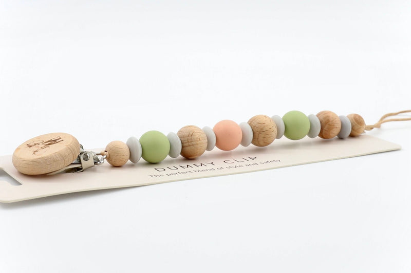 Hello World Elephant Edition Pacifier Clip | Pacifier Clips by  – ["Not Personalised","Pacifier Clip"] from BabyStuff.com.mt