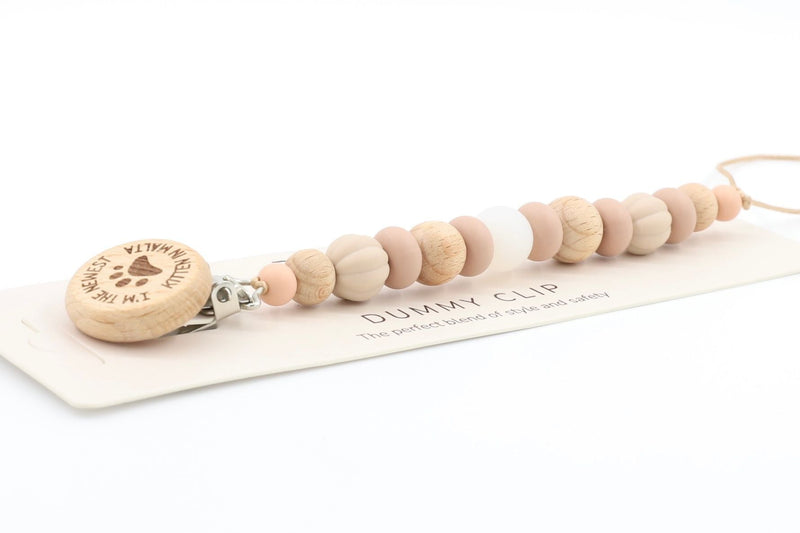 Hello World Whisker Cat Pacifier Clip | Pacifier Clips by  – ["Not Personalised","Pacifier Clip"] from BabyStuff.com.mt