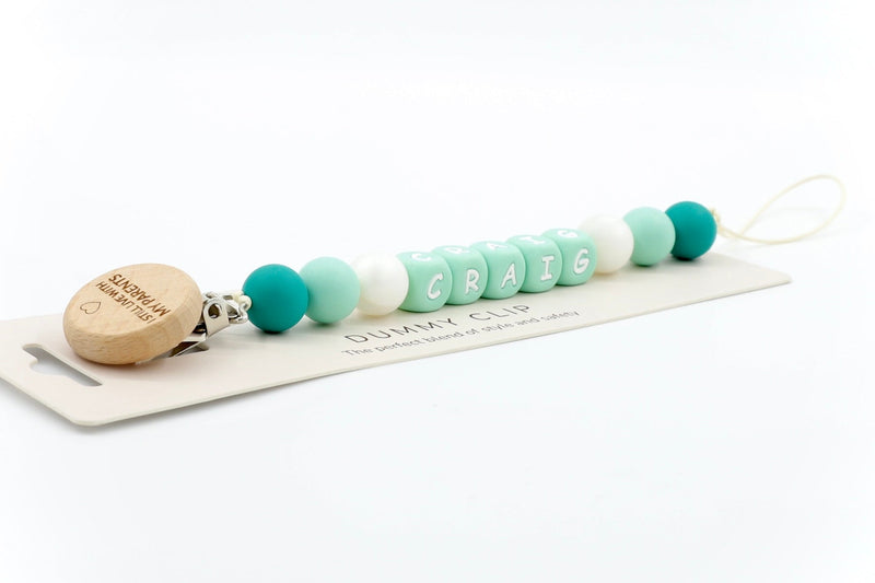 Little Nibbles Dummy Chain | Pacifier Clips by  – ["Pacifier Clip","Personalised"] from BabyStuff.com.mt
