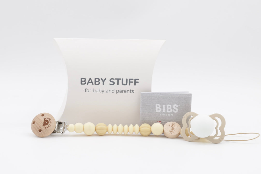 Melon Sorbet Dummy with Chain | Dummy with Chains by  – ["Dummy with Chain","Personalised"] from BabyStuff.com.mt