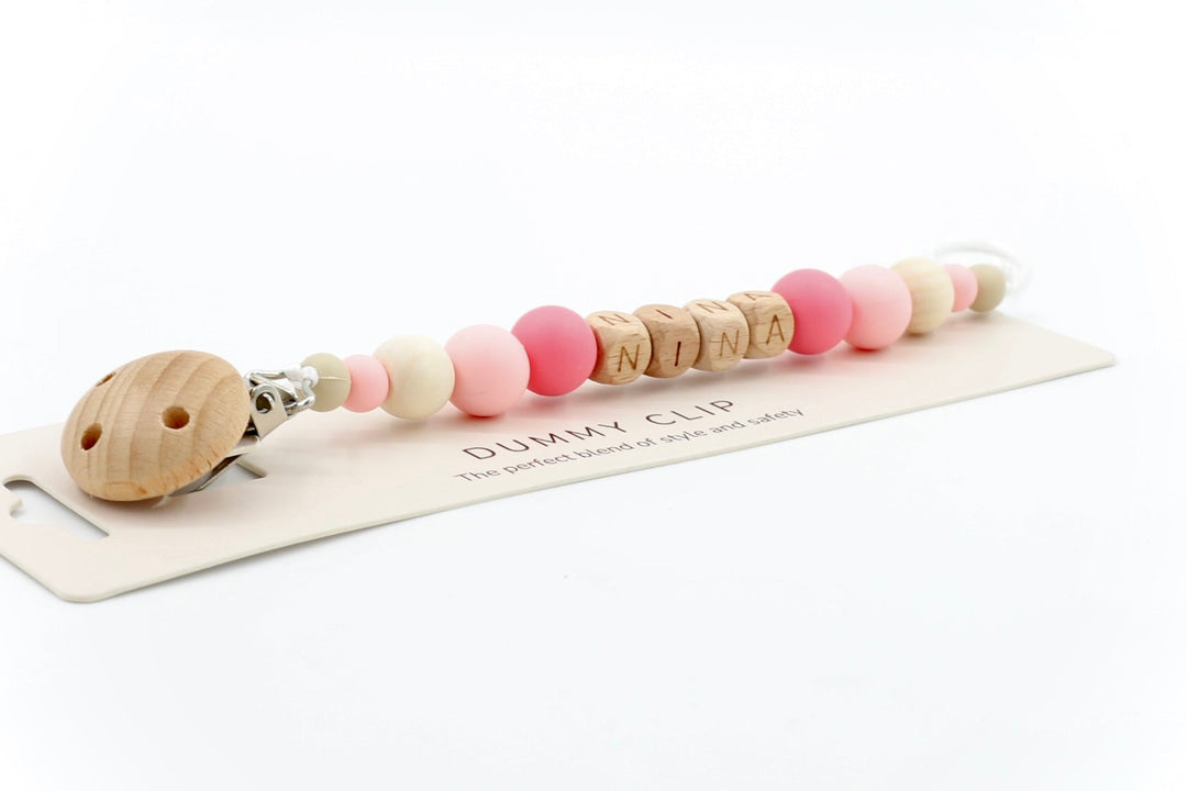 Pastel Glow Pacifier Clip | Pacifier Clips by  – ["Pacifier Clip","Personalised"] from BabyStuff.com.mt