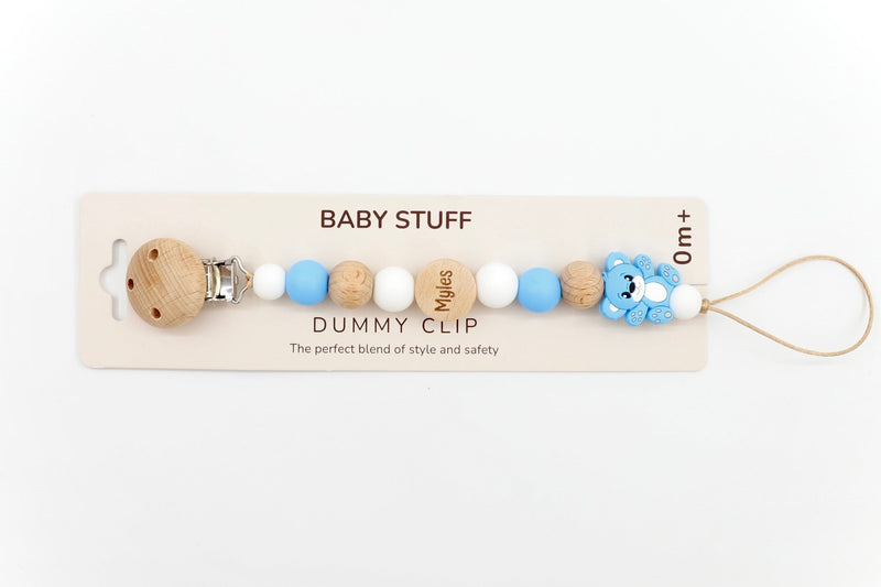 Pastel Paw Pacifier Clip | Pacifier Clips by  – ["Pacifier Clip","Personalised"] from BabyStuff.com.mt