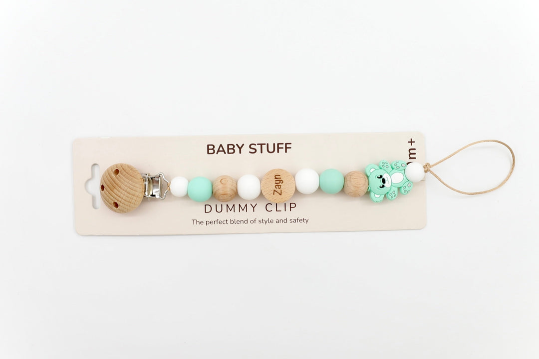Pastel Paw Pacifier Clip | Pacifier Clips by  – ["Pacifier Clip","Personalised"] from BabyStuff.com.mt