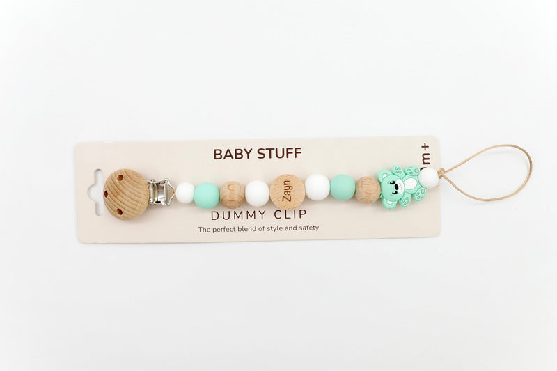 Pastel Paw Pacifier Clip | Pacifier Clips by  – ["Pacifier Clip","Personalised"] from BabyStuff.com.mt