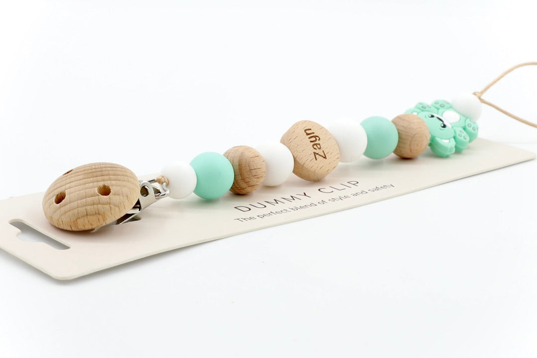 Pastel Paw Pacifier Clip | Pacifier Clips by  – ["Pacifier Clip","Personalised"] from BabyStuff.com.mt