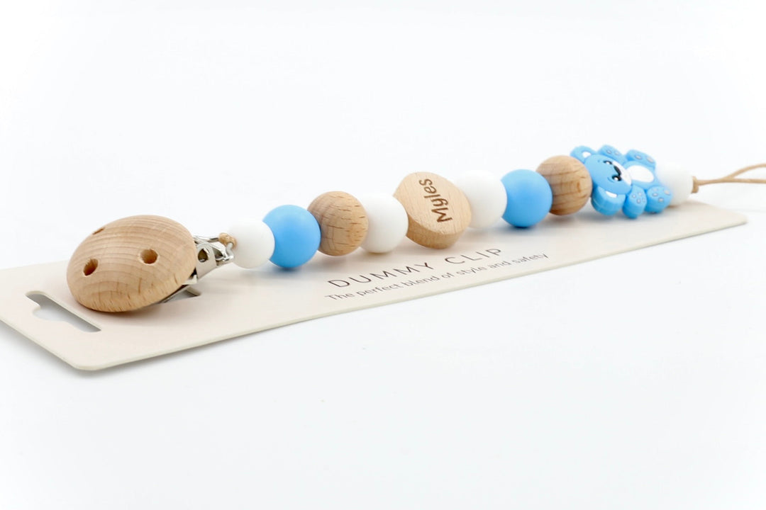 Pastel Paw Pacifier Clip | Pacifier Clips by  – ["Pacifier Clip","Personalised"] from BabyStuff.com.mt