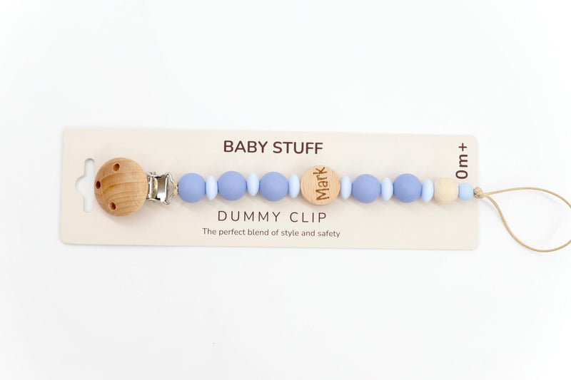 Pebble Disc Pacifier Clip | Pacifier Clips by  – ["Pacifier Clip","Personalised"] from BabyStuff.com.mt
